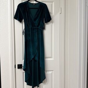 Lulu's Deep Teal High Low Dress